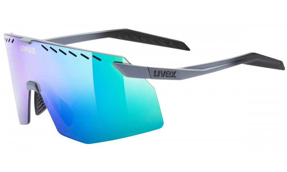Akiniai Uvex pace stage grey matt / mirror green - 1