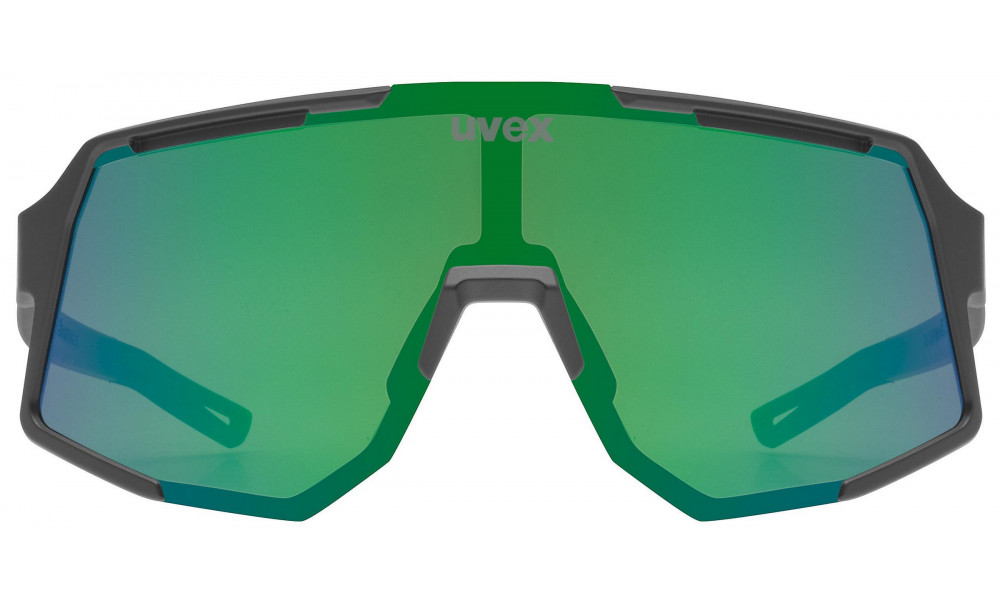 Akiniai Uvex sequenze black matt / mirror green - 3