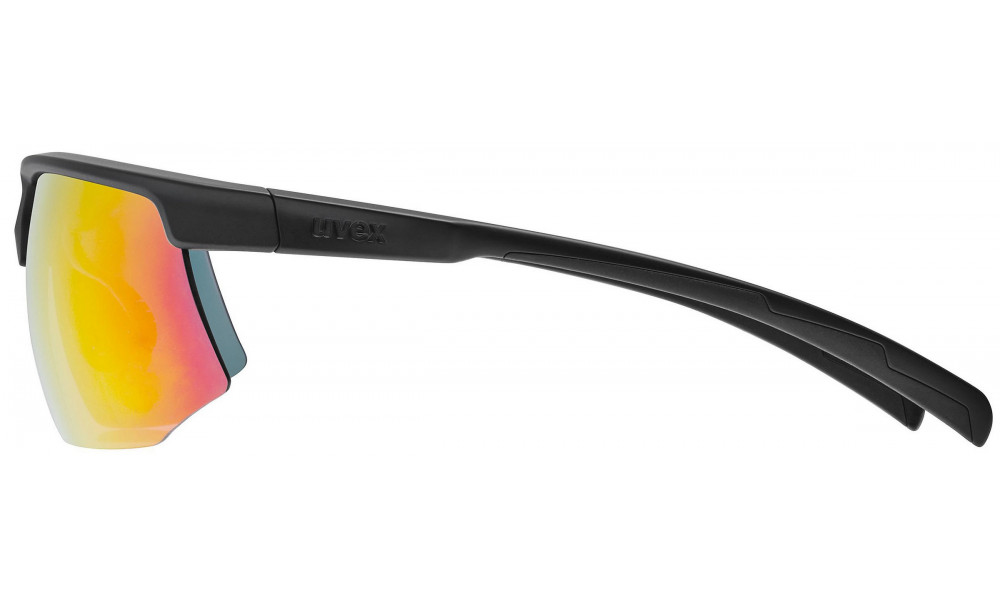 Akiniai Uvex aerios black matt / mirror red - 2