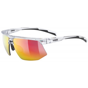 Akiniai Uvex aerios clear / mirror red