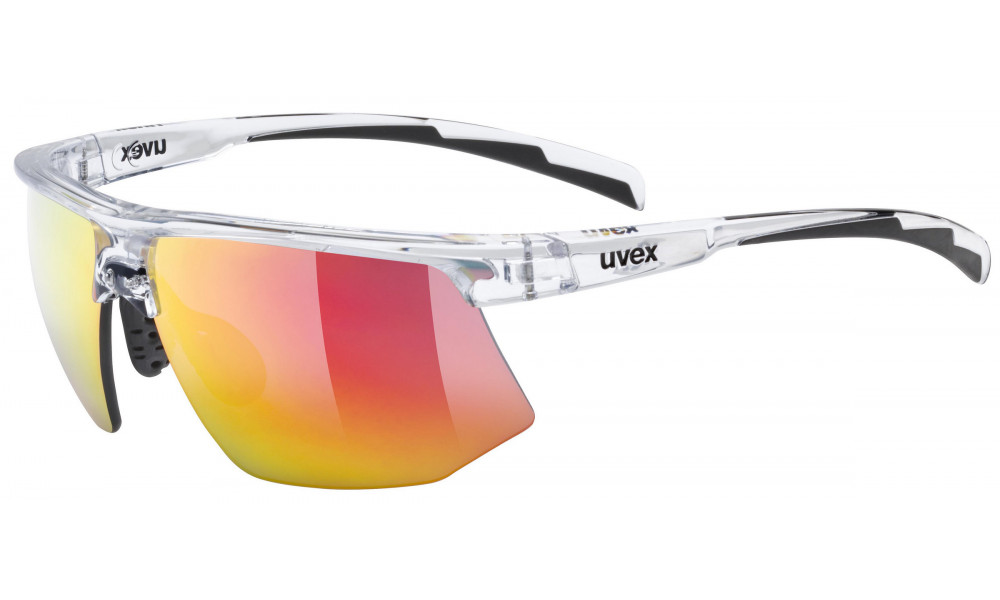 Akiniai Uvex aerios clear / mirror red - 1