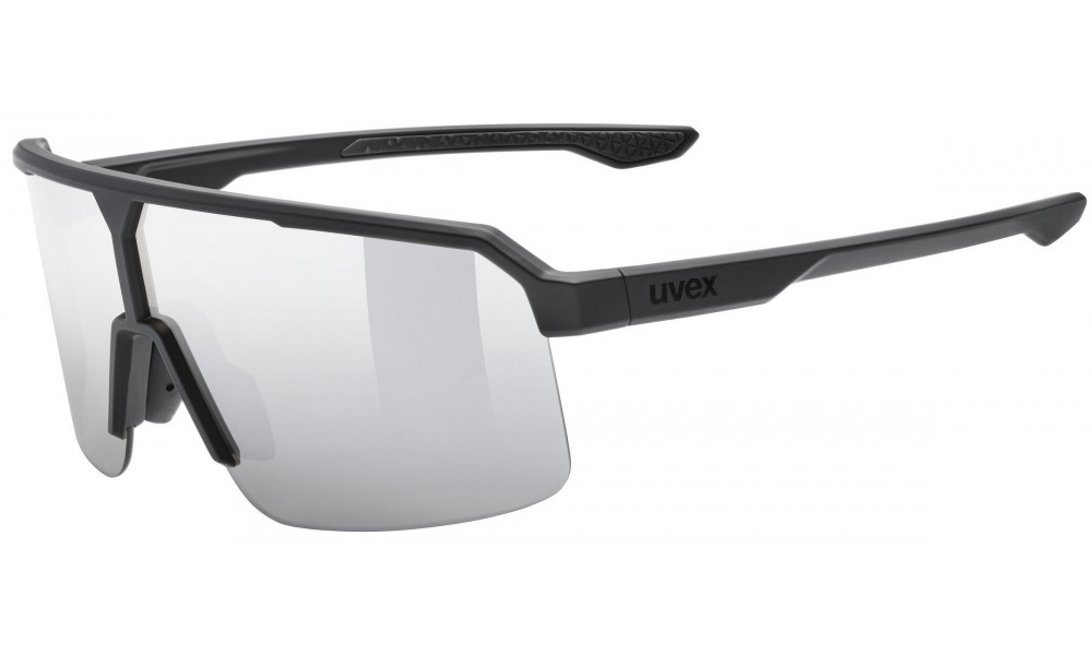 Akiniai Uvex ramp black matt / mirror silver - 1