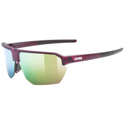 Akiniai Uvex vectiv set cranberry trans. matt / mirror rose