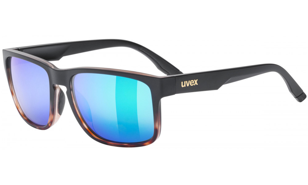 Akiniai Uvex poise black-demi matt / mirror green - 1