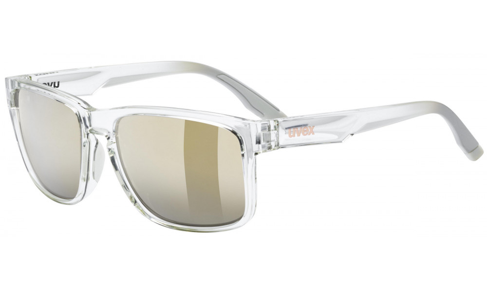 Akiniai Uvex poise clear / mirror gold - 1