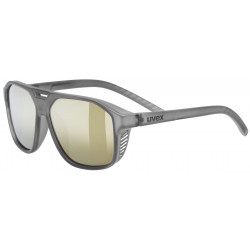 Akiniai Uvex cosmic smoke matt / mirror gold