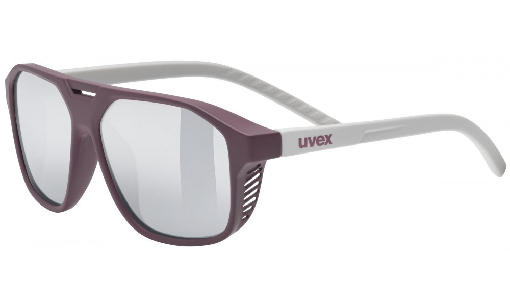 Akiniai Uvex cosmic cranberry-grey matt / mirror silver - 1