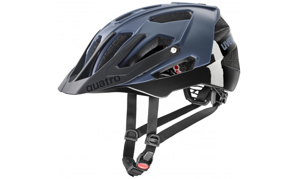 Šalmas Uvex quatro cc dusk blue-black matt - 1