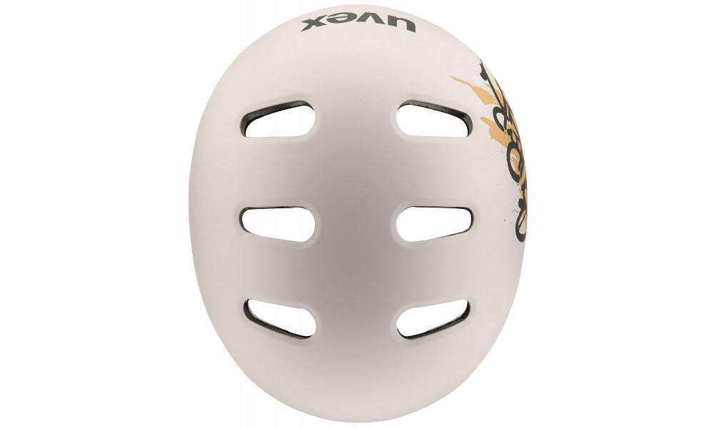 Šalmas Uvex kid 4 style super hero warm grey matt - 5