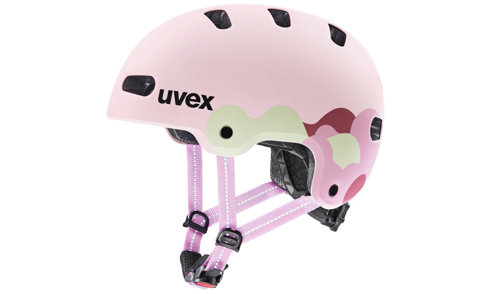 Šalmas Uvex kid 4 style strawberry-matcha matt - 1