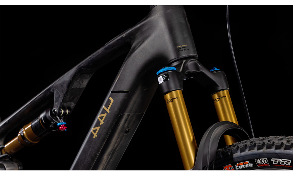 Elektrinis dviratis Cube AMS Hybrid ONE44 C:68X SLT 400X 29 carbon'n'golddust 2025 - 17