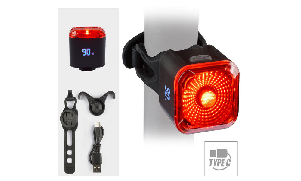 Galinė lempa ProX Maia SMD 25Lm Brake Auto Memory USB - 4