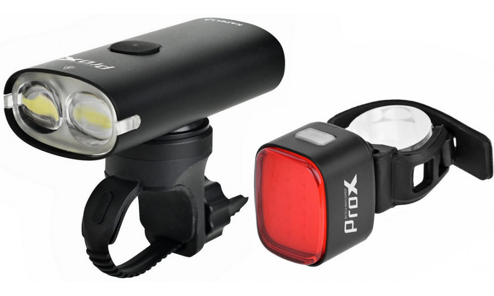 Apšvietimo komplektas ProX Kapella 1600Lm + Ara I 50Lm Powerbank Ring Safe+Memory USB - 1