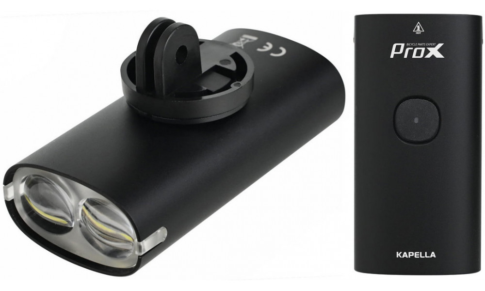 Apšvietimo komplektas ProX Kapella 1600Lm + Ara I 50Lm Powerbank Ring Safe+Memory USB - 3