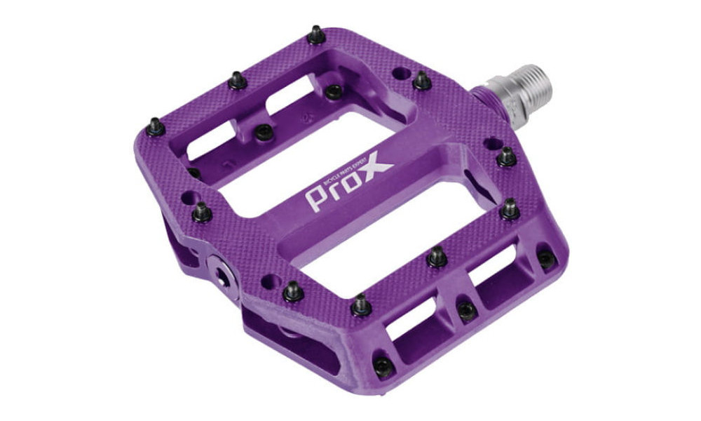 Pedalai ProX Base Pro 26 plastic Pins axle Cr-Mo purple - 1