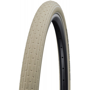 Padanga 26" Schwalbe Fat Frank HS 375 Active Wired 60-559 / 26x2.35 Creme-Reflex