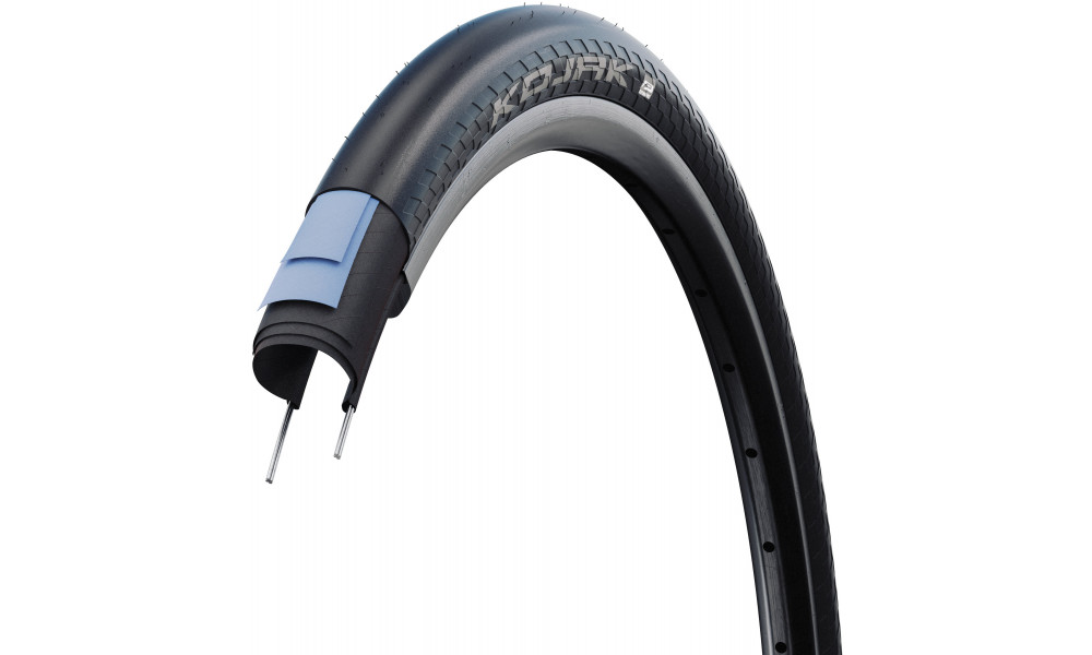 Padanga 26" Schwalbe Kojak HS 385 Perf Wired 35-559 Black - 3