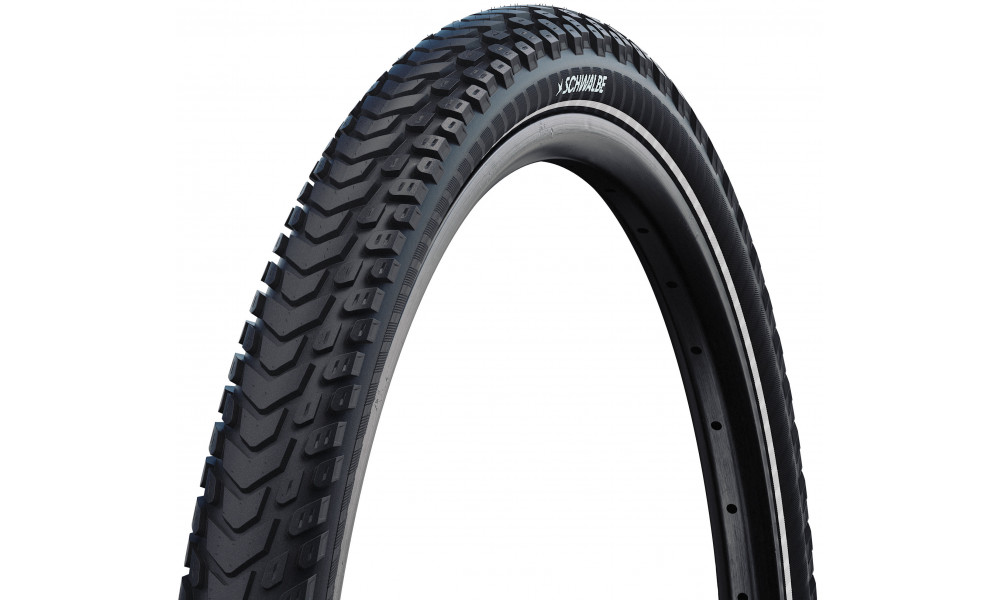 Padanga 27.5" Schwalbe Marathon Mondial HS630 Perf Wired 62-584 / 27.5x2.40 DD Reflex - 1