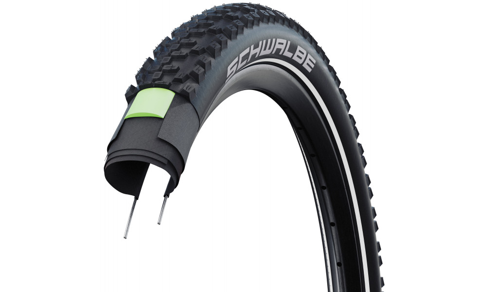 Padanga 26" Schwalbe Smart Sam Plus HS624 Perf Wired 54-559 / 26x2.10 DD Reflex - 3
