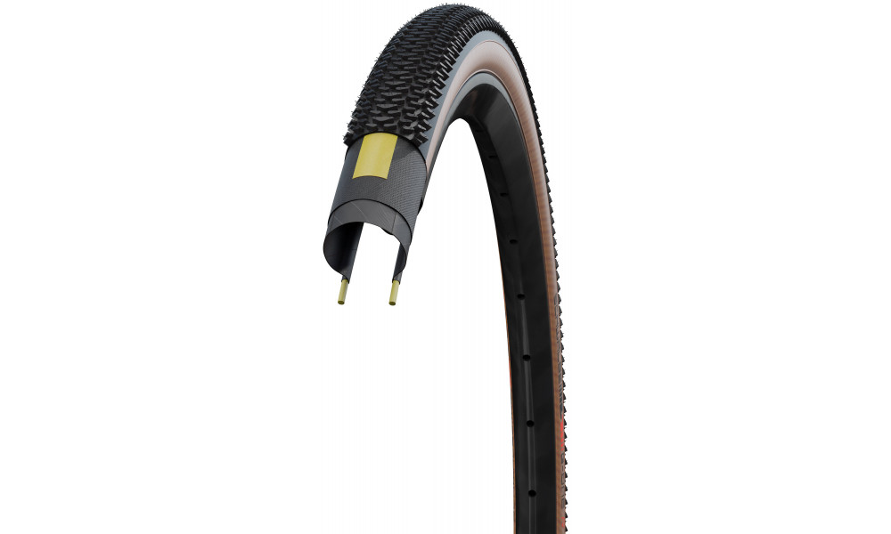 Padanga 28" Schwalbe G-One R Pro HS610 Evo Fold TLR 35-622 / 28x1.35 Race Pro Transparent - 3