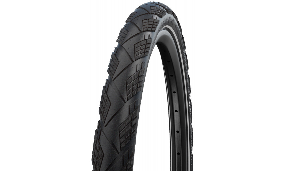 Padanga 28" Schwalbe Marathon Efficiency HS617 Evo Fold 45-622 / 28x1.70 Super Race Reflex - 1