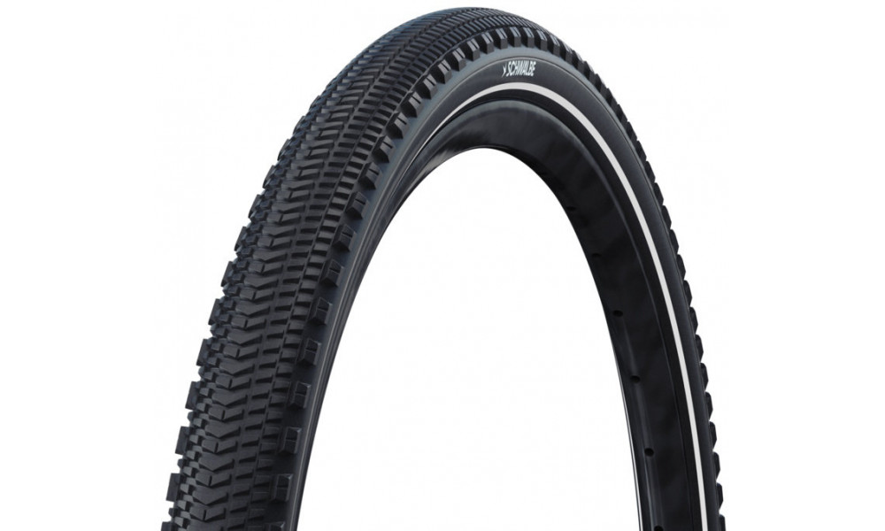 Padanga 28" Schwalbe G-One Overland HS622 Perf Fold TLR 45-622 / 28x1.70 Race Reflex 