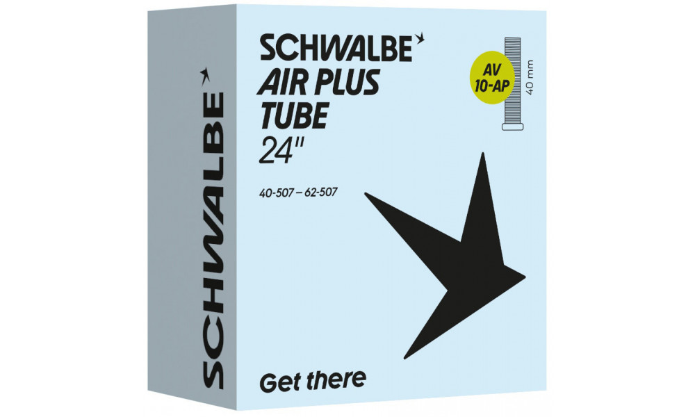 Kamera 24" Schwalbe AV10-AP 40mm Air Plus (40/62-507) - 1