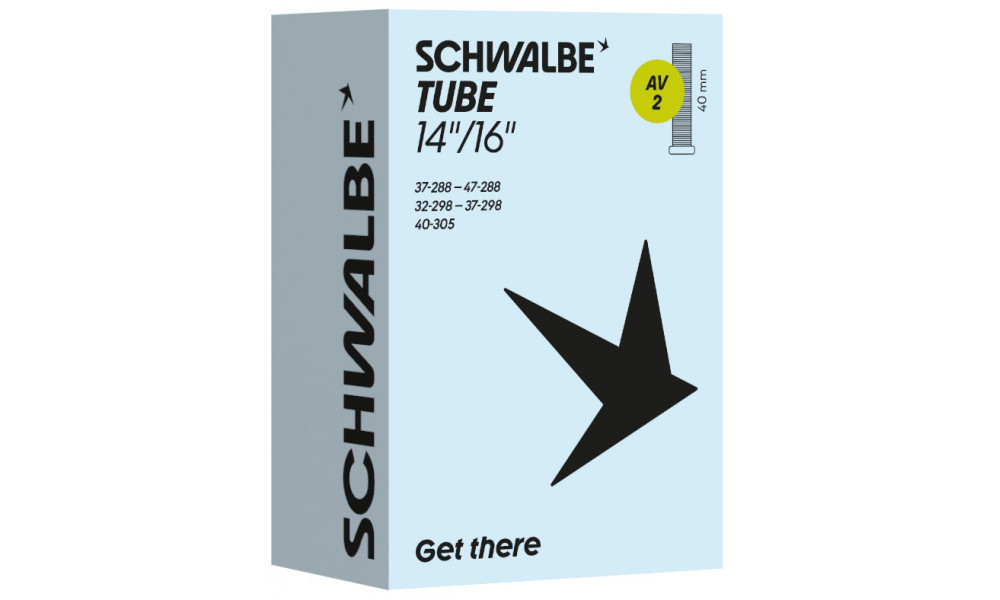 Kamera 14" Schwalbe AV2 40mm (32/47-288/305) - 1