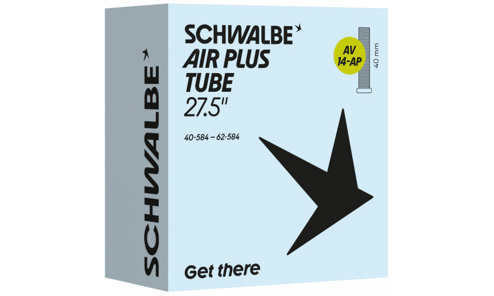 Kamera 27.5" Schwalbe AV14-AP 40mm Air Plus (40/62-584) - 1