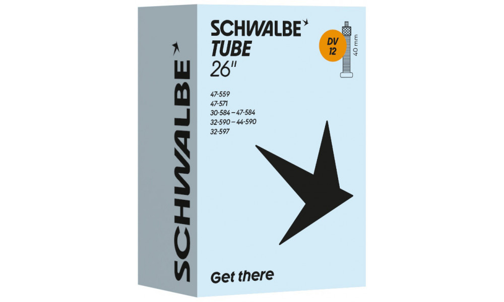 Kamera 26" Schwalbe DV12 40mm (30/47-559/597) - 1
