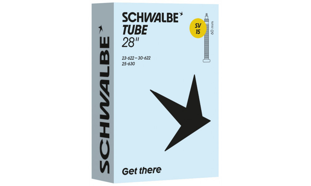 Kamera 27/28" Schwalbe SV15 60mm (23/30-622/630) 