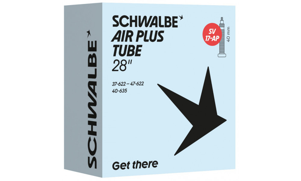 Kamera 28" Schwalbe SV17-AP 40mm Air Plus (37/47-622/635) - 1