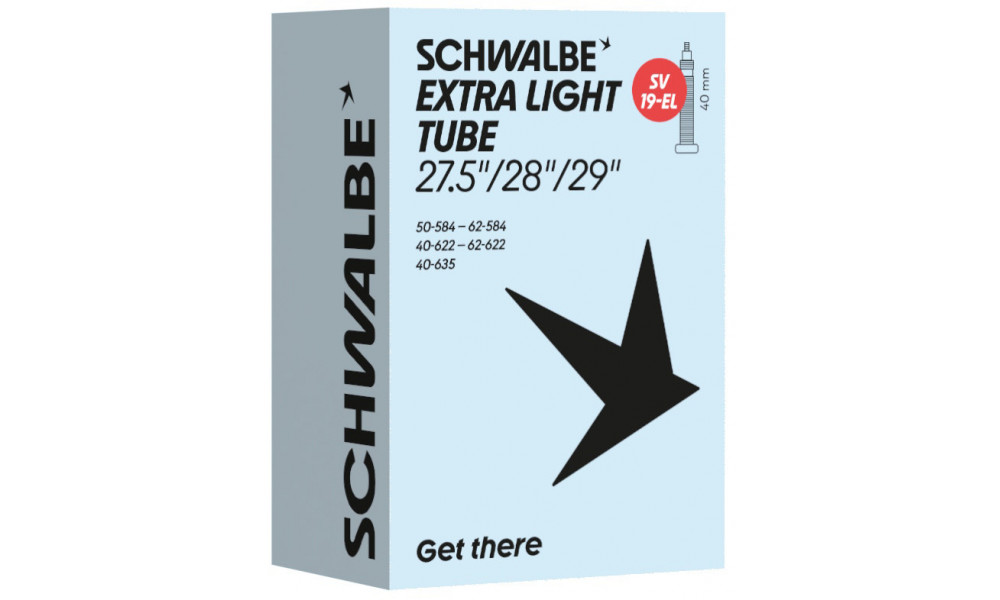 Kamera 27.5/28" Schwalbe SV19-EL 40mm Extra Light (40/62-584/635) - 1