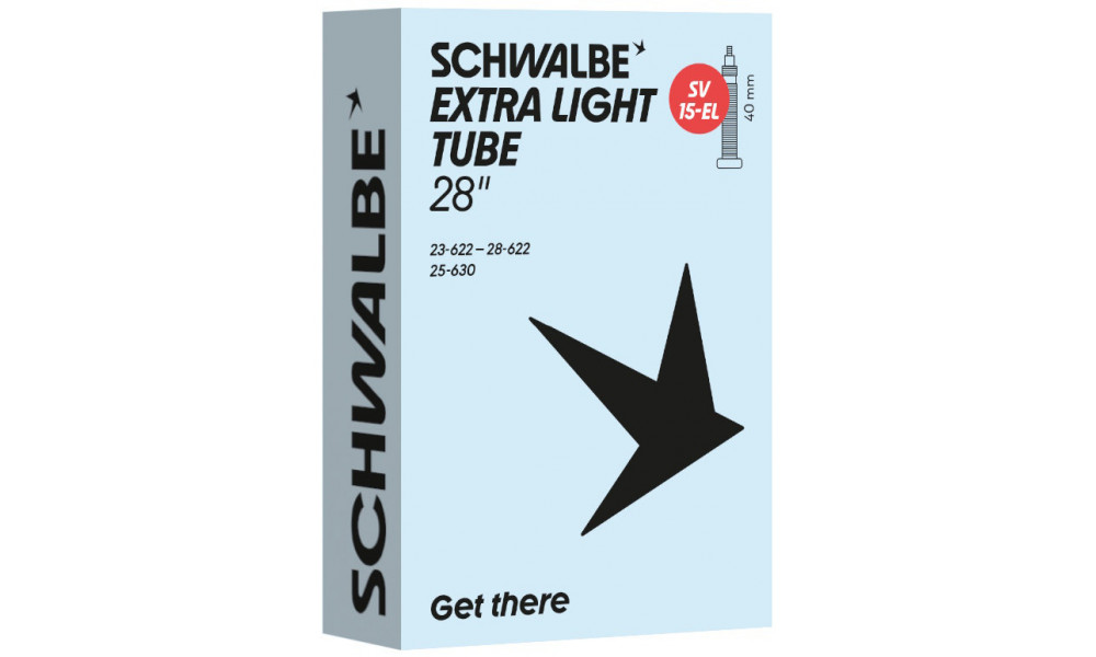Kamera 27/28" Schwalbe SV15-EL 40mm Extra Light (23/28-622/630) - 1