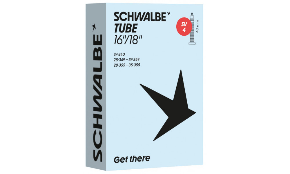 Kamera 16/18" Schwalbe SV4 40mm (28/37-340/355) - 1