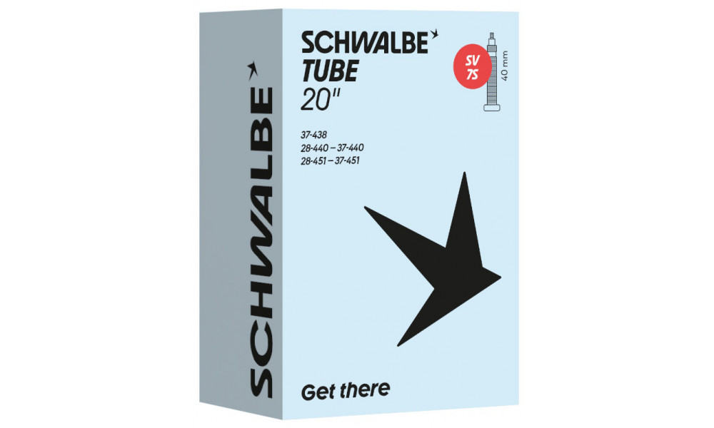 Kamera 20" Schwalbe SV7S 40mm (28/37-438/451) - 1