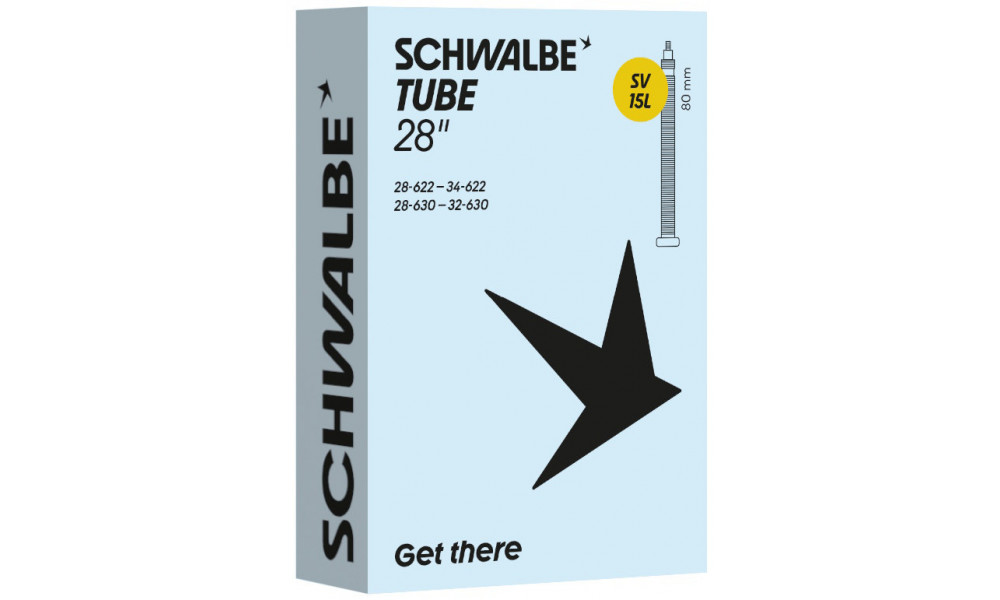 Kamera 27/28" Schwalbe SV15L 80mm (28/34-622/630) 
