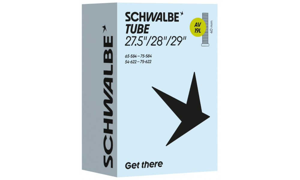 Kamera 29/27.5+" Schwalbe AV19L 40mm (54/75-584/622) - 1