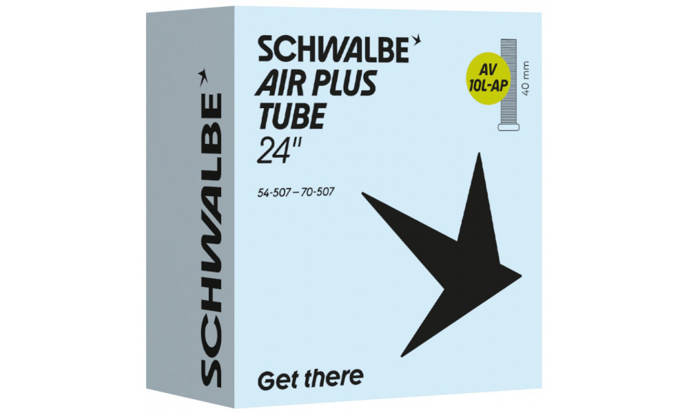 Kamera 24" Schwalbe AV10L-AP 40mm Air Plus (54/70-507) - 1
