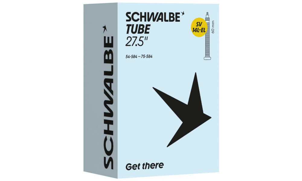 Kamera 27.5+" Schwalbe SV14L-EL 60mm Extra Light (54/75-584) - 1