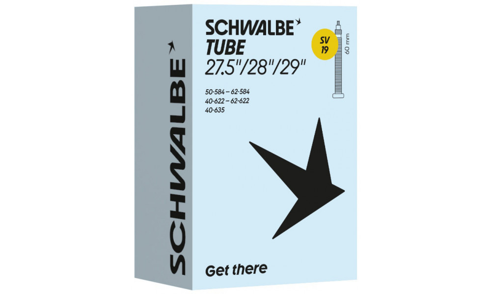Kamera 27.5/28" Schwalbe SV19 60mm (40/62-584/635) - 1