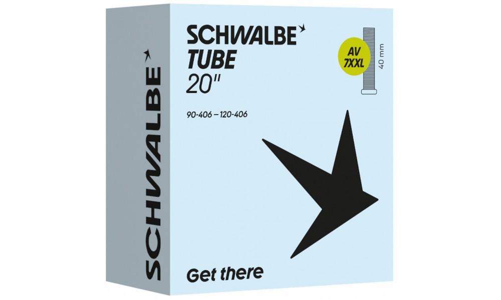 Kamera 20" Schwalbe AV7XXL 40mm (90/120-406) - 1