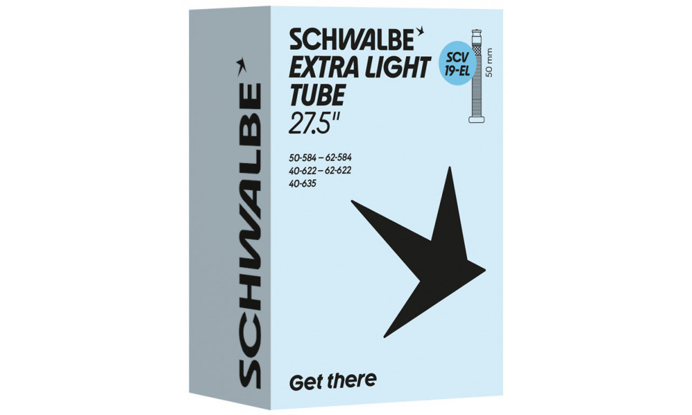 Kamera 27.5/28" Schwalbe SCV19-EL 50mm Extra Light (40/62-584/635) 