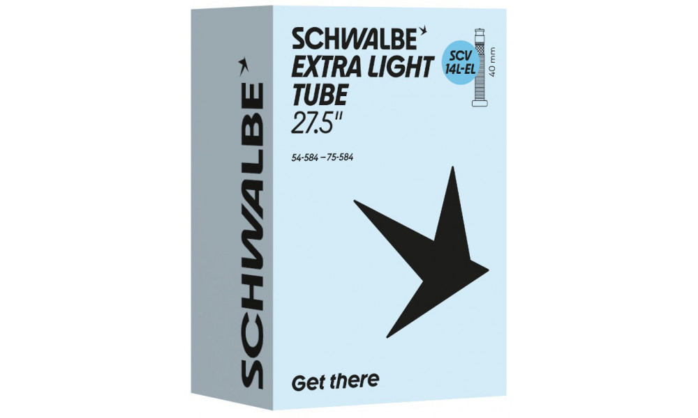 Kamera 27.5+" Schwalbe SCV14L-EL 40mm Extra Light (54/75-584) 