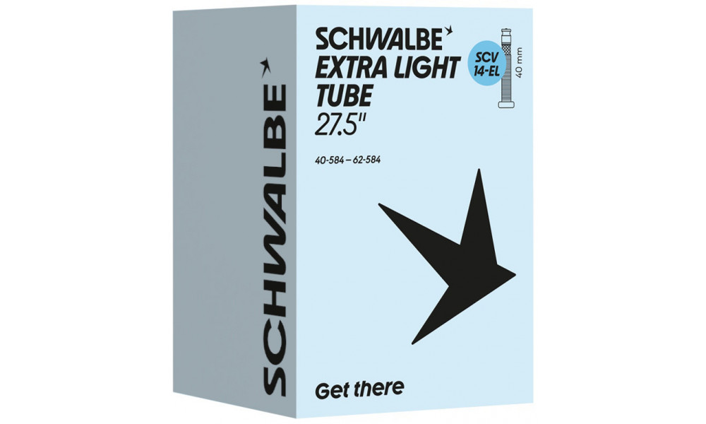 Kamera 27.5" Schwalbe SCV14-EL 40mm Extra Light (40/62-584) 