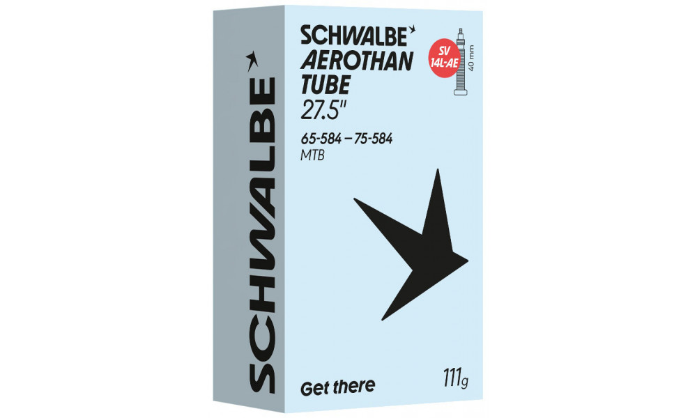Kamera 27.5+" Schwalbe SV14L-AE Aerothan 40mm (65/75-584) 