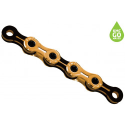 Grandinė KMC X11SL Ti-N Gold/Black 11-speed 118-links Waxed