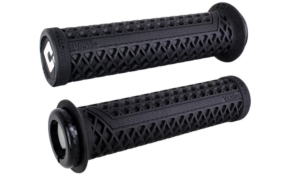 Vairo rankenėlės ODI Vans v2.1 Lock-On MTB 135mm White/Light grey-Black 