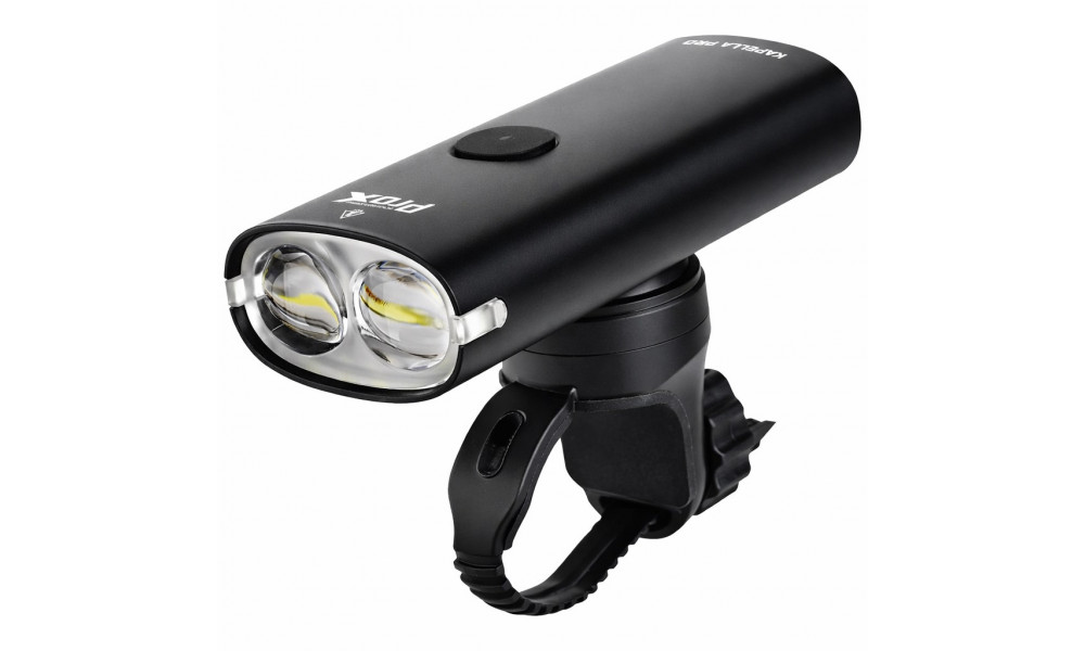 Priekinė lempa ProX Kapella Pro 2000Lm PowerBank Ring Safe+Memory USB - 1