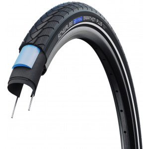 Padanga 28" Schwalbe Marathon Plus HS 348 Perf Wired 28-622 / 700x28C Black-Reflex